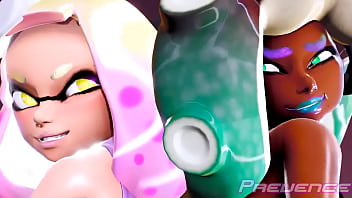 Squid butt inflation from twerking