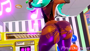 Squid butt inflation from twerking