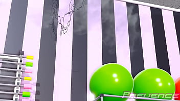 Squid butt inflation from twerking