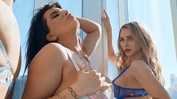 Sultry striptease with romi rain and laura desiree