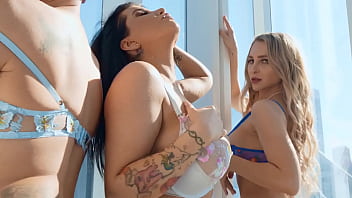 Sultry striptease with romi rain and laura desiree