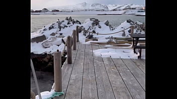 Paysage de rêve d'où nous nous trouvions en norvège sommeroy avec un