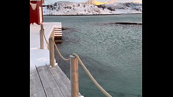 Paysage de rêve d'où nous nous trouvions en norvège sommeroy avec un
