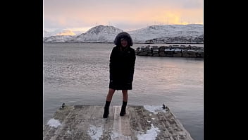 Paysage de rêve d'où nous nous trouvions en norvège sommeroy avec un