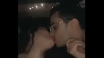 Egyptian girl get hot kiss in dark