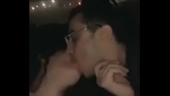 Egyptian girl get hot kiss in dark