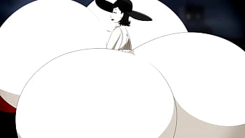 Inflação de seios e bunda da dimitrescu por água