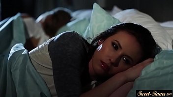 Amazing beauty riding stepbros cock outdoors