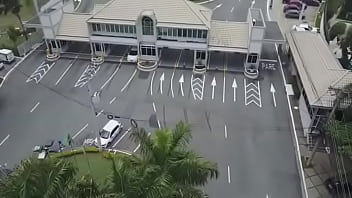 Giant ass brunette showing off her ass