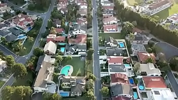 Giant ass brunette showing off her ass