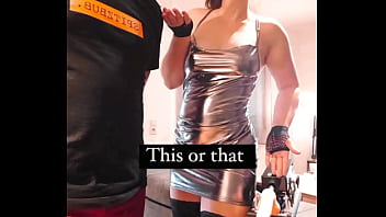 Sexy wife fucking with sex machine and cock for first time and enjoying it treiler