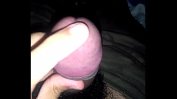 Cabeça do pal molhada de porra