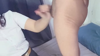 I promise to give you my iphone if you finish sucking my dick in 10 minutes