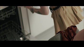 Fiery redhead beauty gets stuck in the dishwasher and taken hard from behind for intense pleasure