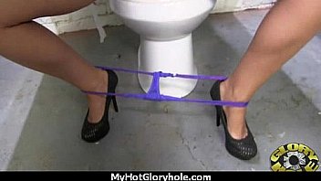 White slut huge cock gloryhole 30