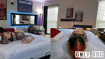 Busty euro milf sabien bent over and banged by bbc