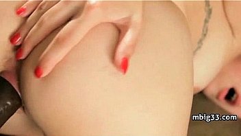 Huge cock pounding tight pussy