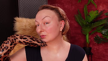 Long leather gloves and oily face asmr arya grander sfw video