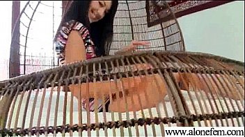 Alone girl start sexually play with all kind of things movie 18