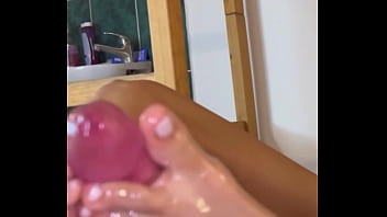 Oil footjob by violeta grey