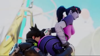 Overwatch tracer eats widow booty
