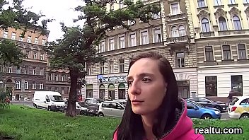 Perfect czech chick was tempted in the supermarket and nailed in pov