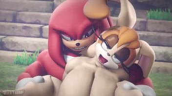 Vanilla la coneja follando con knuckles Vanilla la coneja follando con knuckles