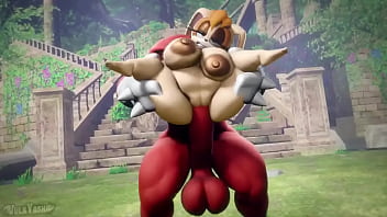 Vanilla la coneja follando con knuckles