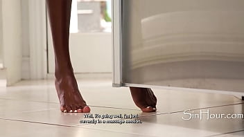 Roomie rubdown goes r rated