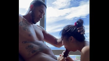 Big black dick cum dump a filipina