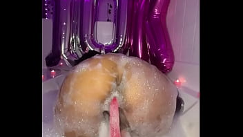 We hit 10k y’all really had me feeling myself tonight bubbles pink candles & my favorite to