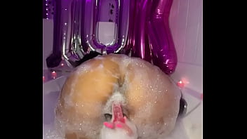 We hit 10k y’all really had me feeling myself tonight bubbles pink candles & my favorite to