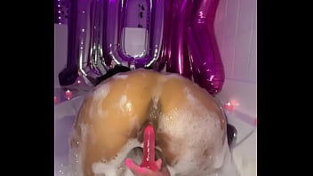 We hit 10k y’all really had me feeling myself tonight bubbles pink candles & my favorite to