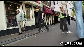 Fatty with huge scones gets it