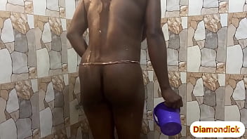 African ghanaian ebony gots a super fucking standing doggystyle inside out whiles taking her local bath