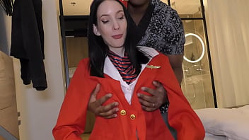 Air hostess jasmine jayne creampied