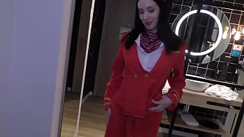 Air hostess jasmine jayne creampied