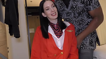 Air hostess jasmine jayne creampied