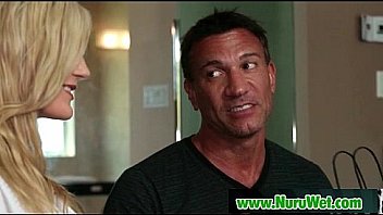 Nuru massage slippery handjob and hardcore fuck video 16