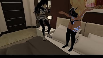 Cumming hard in vrchat