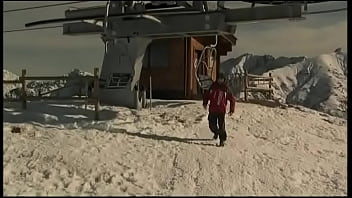 Judith fox and priva are hiking up snowy mountain when they get a dp