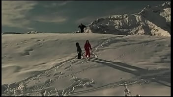 Judith fox and priva are hiking up snowy mountain when they get a dp