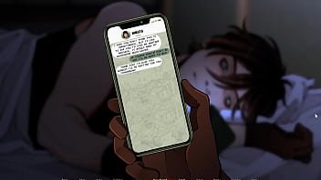 She is crazy with lust and moans hotly on his dick