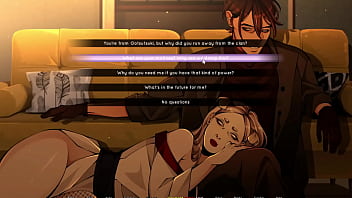 She is crazy with lust and moans hotly on his dick