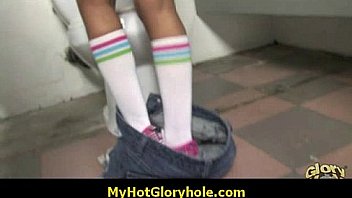 Black slut interracial blowjob 23