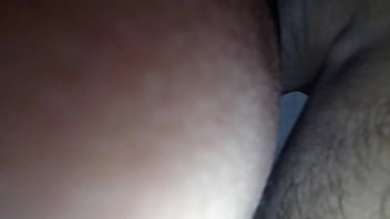The treat was just rubbing the cock and my friend put all his cock in my wife's pussy
