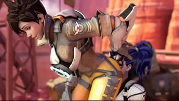 Overwatch Widow Maker Eats Tracer's Booty thumbnail