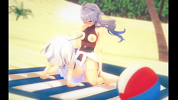 Ganyu y furina cogiendo en modo lesbiana