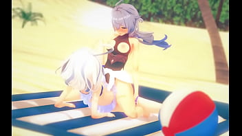 Ganyu y furina cogiendo en modo lesbiana