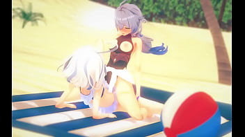 Ganyu y furina cogiendo en modo lesbiana